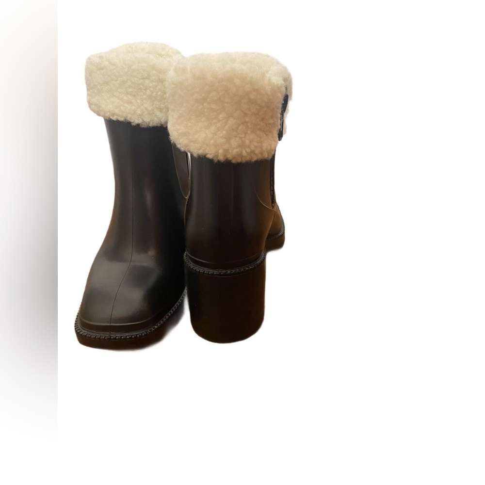 INC Black Rain Boots - Picture 2 of 6